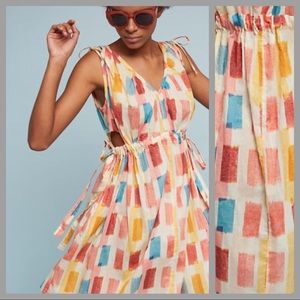 NWT Anthropologie lilka Dorothy colorblock dress